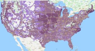 U.S. Cellular coverage map November 2019