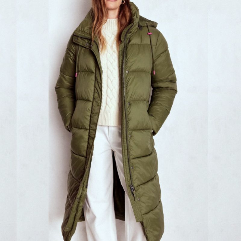 green khaki coat
