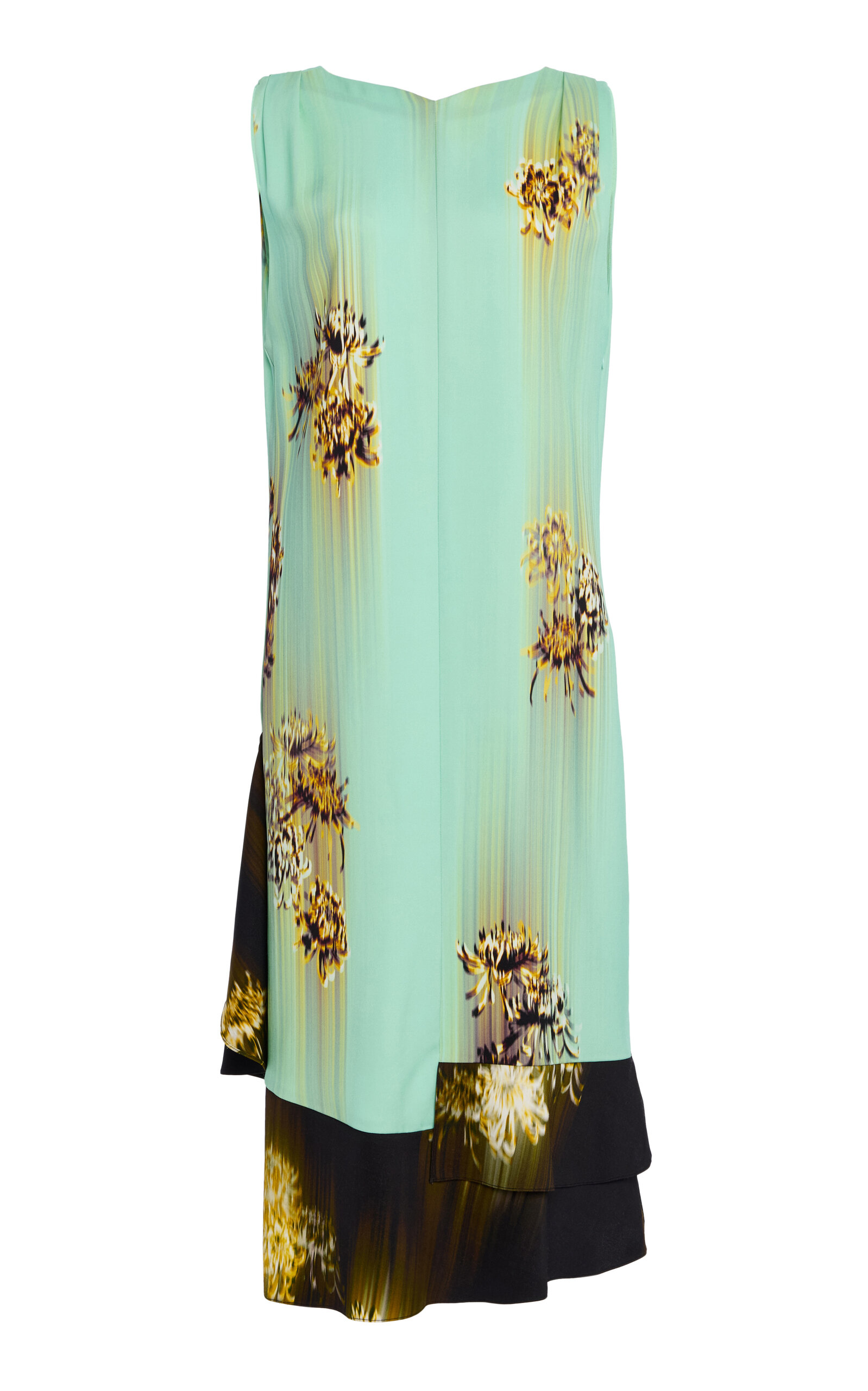 Rhetta Printed Crepe Midi Dress