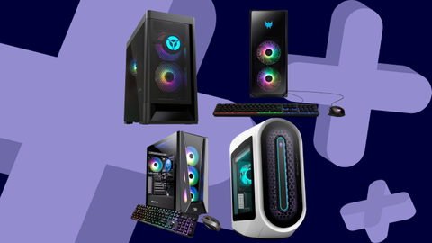 Cyber Monday gaming PC deals live image with Acer predator Orion, Legion Tower i5, iBUYPOWER and Alienware Aurora R13