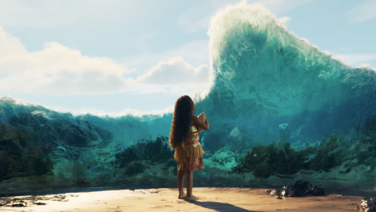 Still images taken from Moana live action remake trailer, 2026.