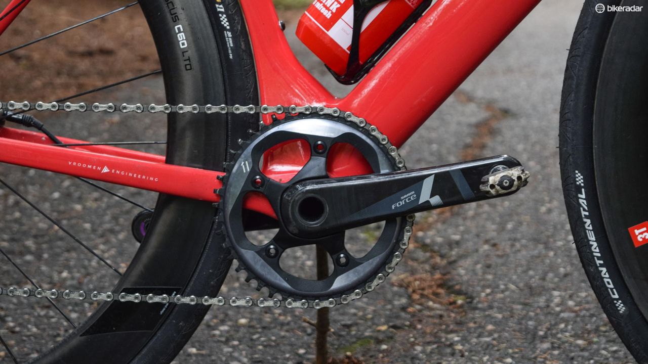 It will be interesting to see what size chainring Aqua Blue Sport choose