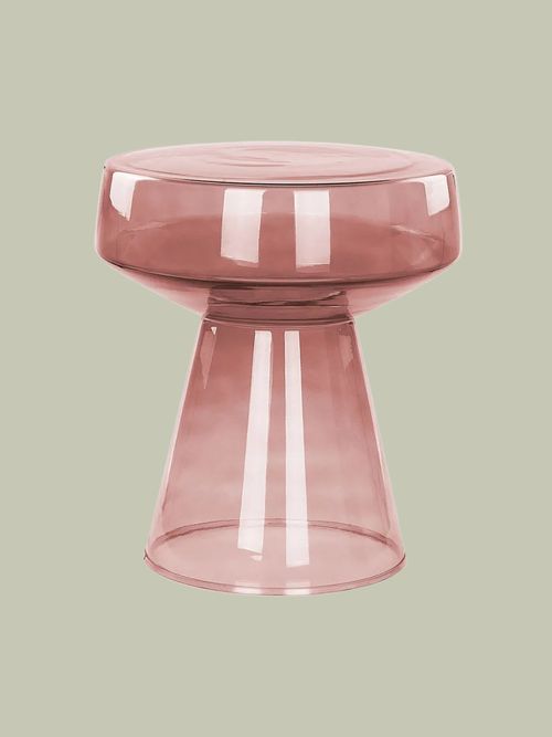 Side Table LAGUNA Glass Red