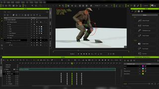 The innovative motion layer editing system allows Yarnhun to edit motions with ease