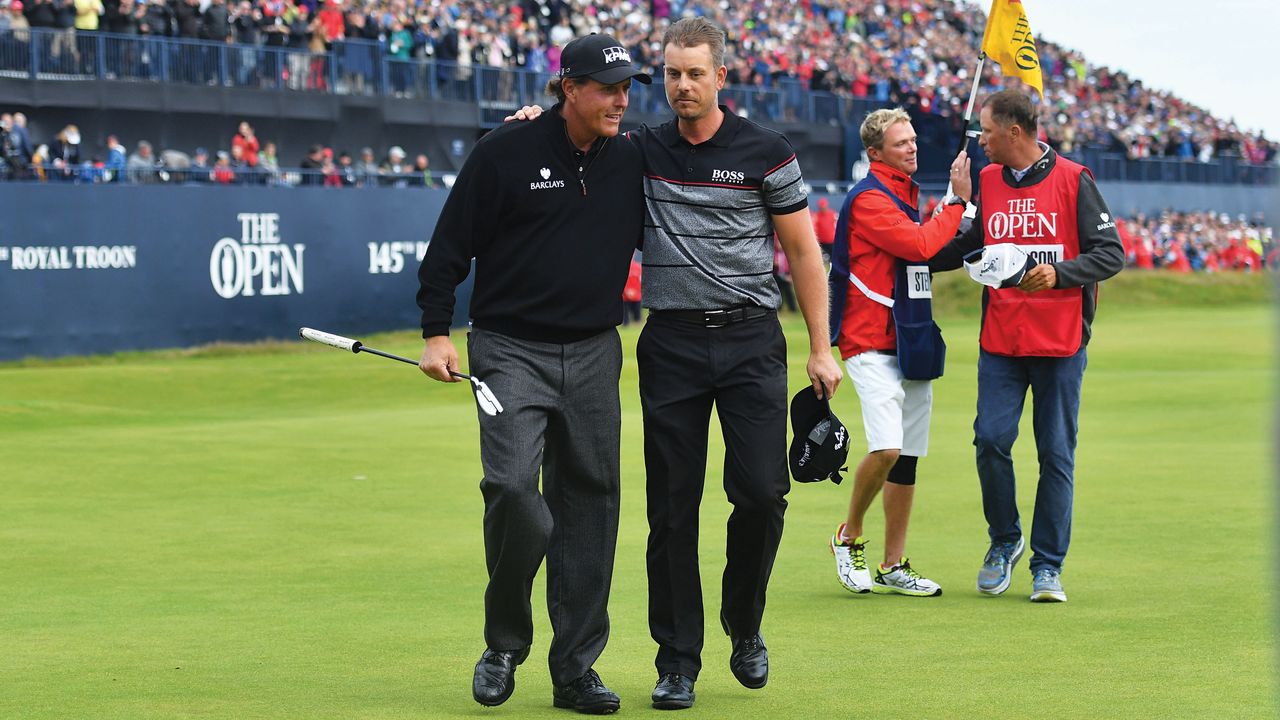 phil mickelson and henrik stenson 2016 open troon