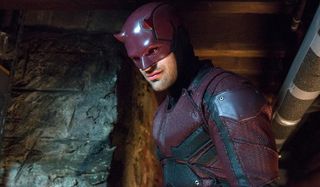Matt Murdock smiling as Daredevil