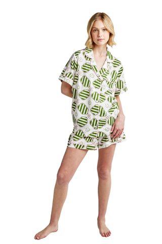 Katie Kim Pickleball Pajama Shorts Set
