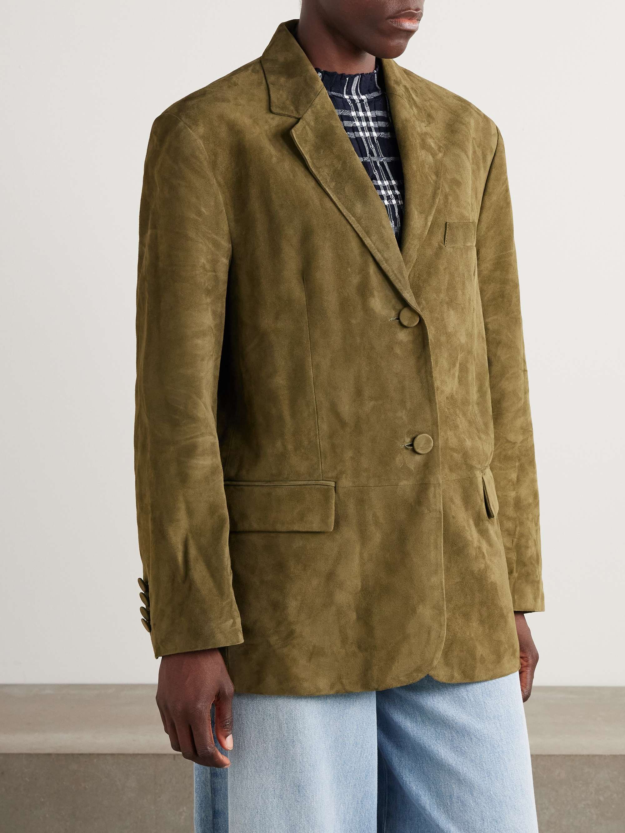 Suede Blazer