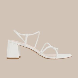 Meadow Strappy Block Heel Sandals - White