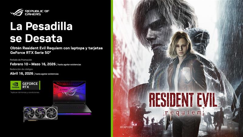 Resident Evil: Requiem con Asus y NVIDIA