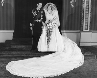Princess Diana's wedding dress included over 10,000 pearls