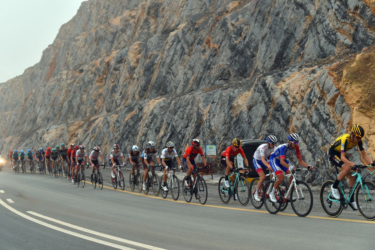 The UAE Tour climb of Jebel Jais was long and fast