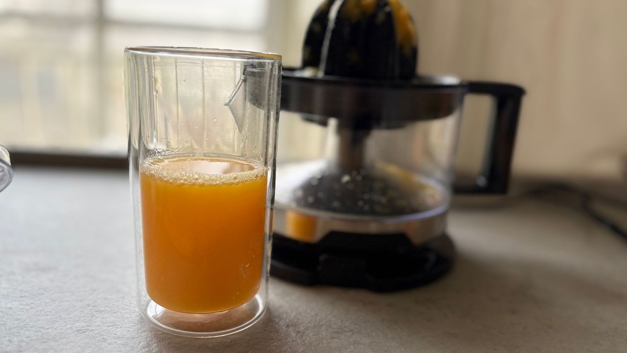 Testing the Salter Electric Citrus Juicer