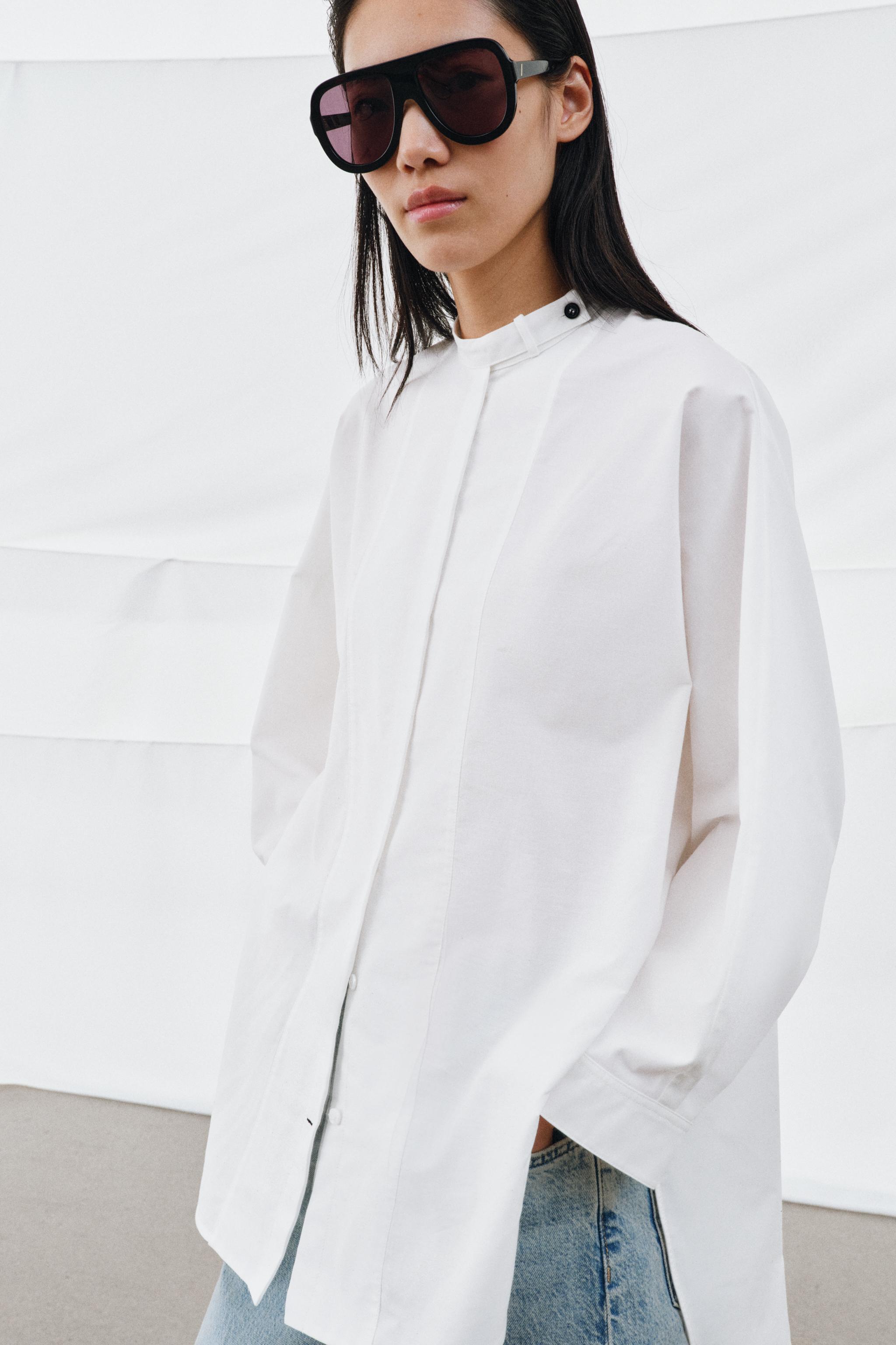 Oversize Poplin Shirt Zw Collection