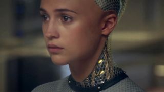 best movie robots: image shows alicia vikander as Ava in ex Machina movie