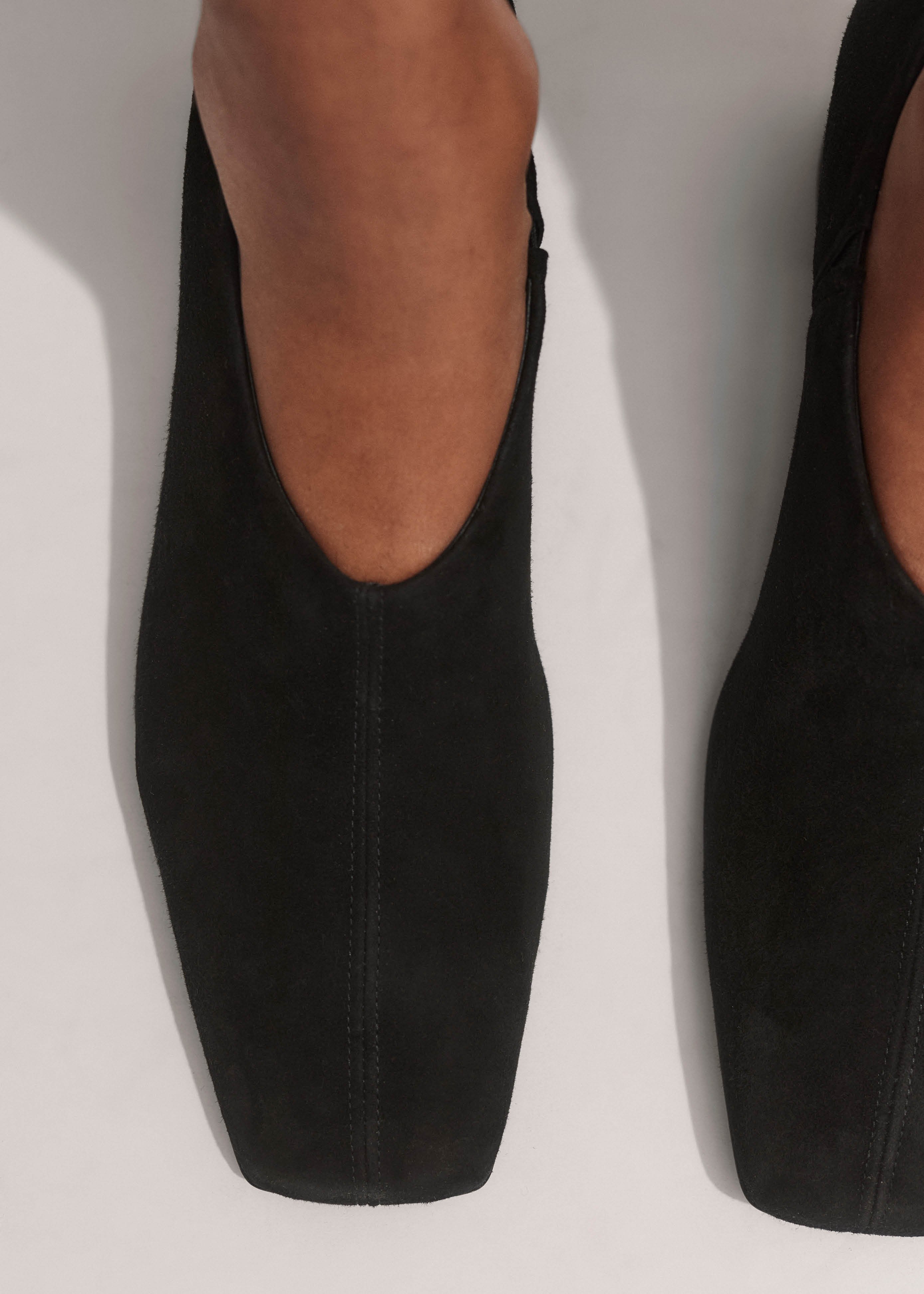 High Front Block Heel