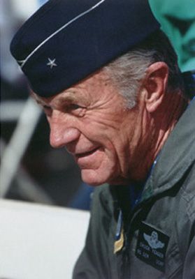 Chuck Yeager continued to act as a flight consultant for the air force until his last flight on October 14, 1997.