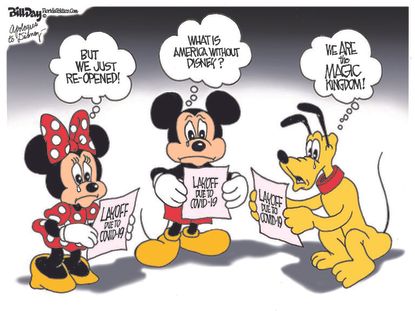 Editorial Cartoon U.S. Disney layoffs