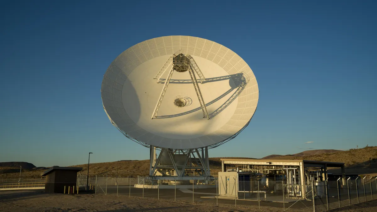 L'antenna DSS-23 della NASA a Goldstone, in California. Credits: NASA/JPL-Caltech
