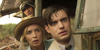 The Rock, Emily Blunt, and Jack Whitehall in Jungle Cruise