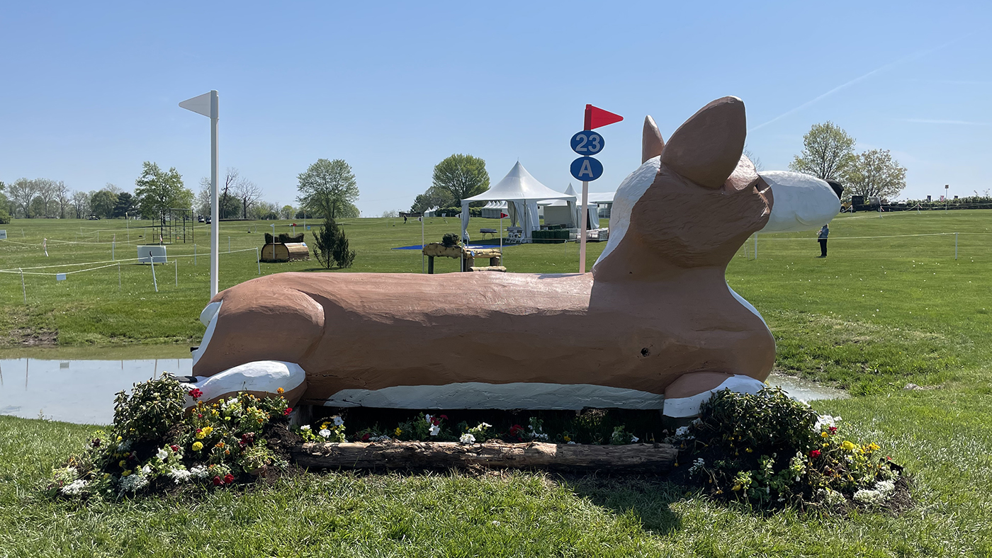 Kentucky Three-Day Event cross-country course: fence 23a
