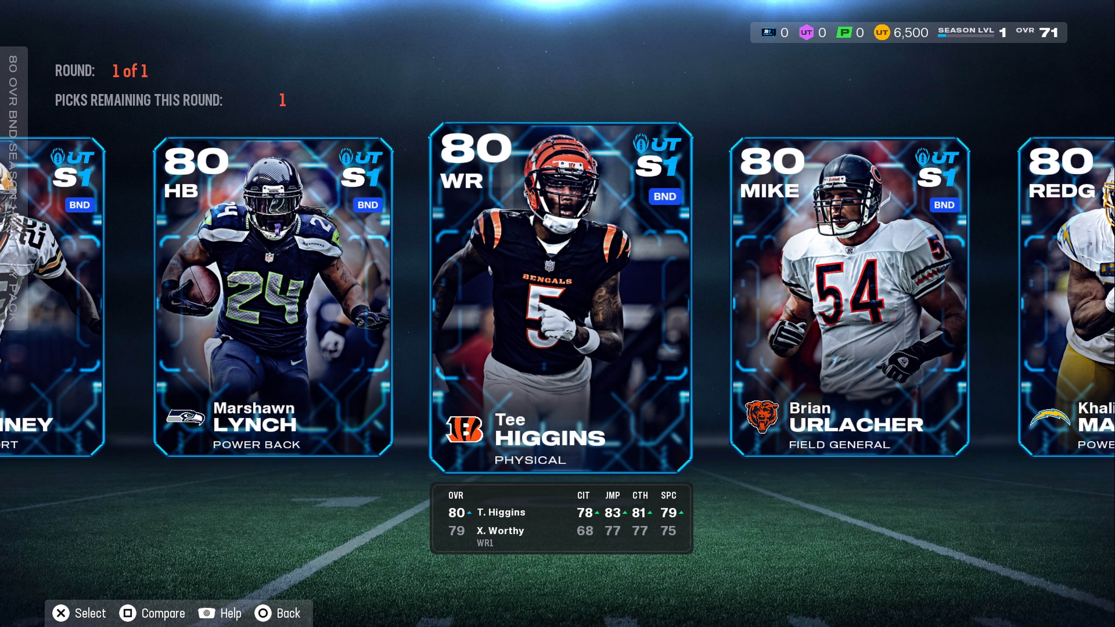A Madden 26 Ultimate Team pack opening