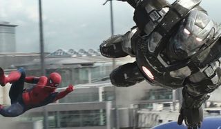 Spider-Man and War Machine in Civil War