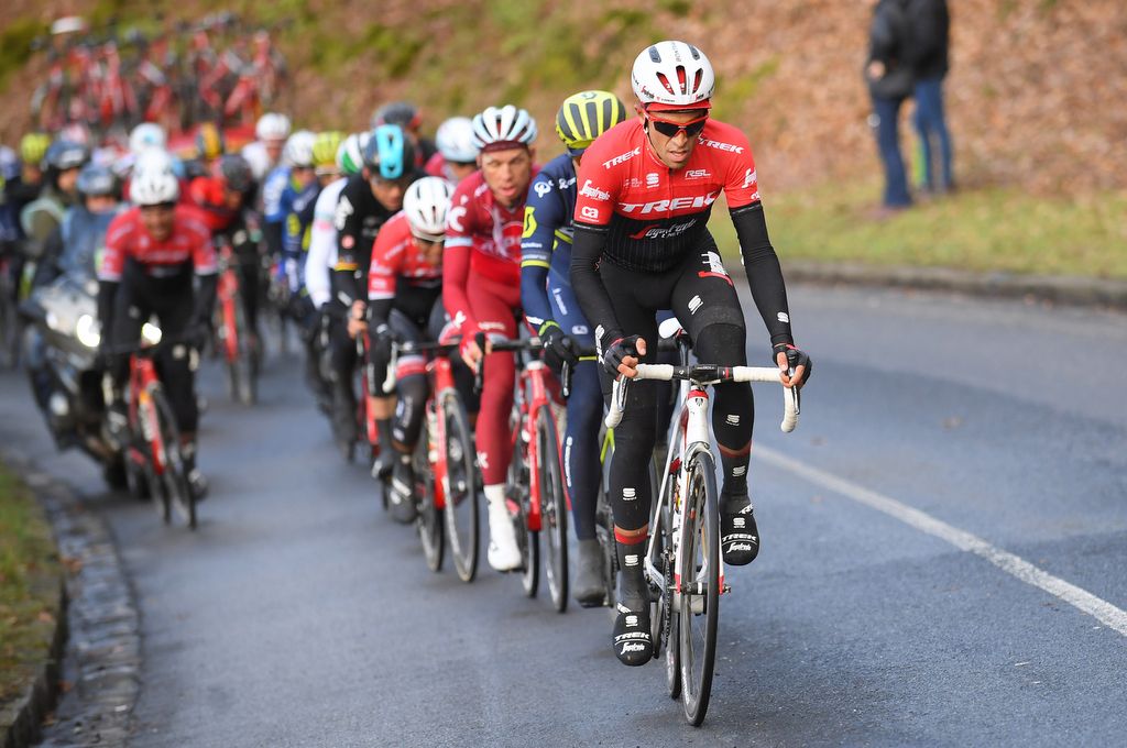 Alberto Contador (Trek-Segafredo) on the front