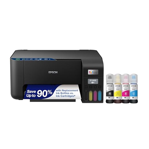 Epson Ecotank Et-2400 Wireless Color All-In-One Supertank Printer