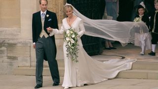 Sophie Wessex's private second wedding dress