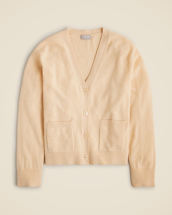 Cashmere Patch-Pocket Cardigan