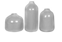 Rich Leisure - Small Vase Set, Ceramic Vase Set of 3