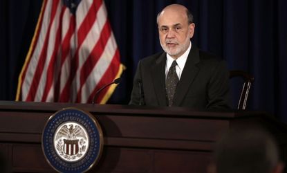 Federal Reserve Chairman Ben Bernanke really knows how to make Wall Street panic.