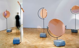 Currently on show at the Libby Sellers Gallery, this series of freestanding copper, mild steel and stone mirrors by Norwegian designers Amy Hunting and Oscar Narud are inspired by Norway's historical mining industry