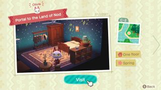 Animal Crossing New Horizons Happy Home Paradise olivia paradise home