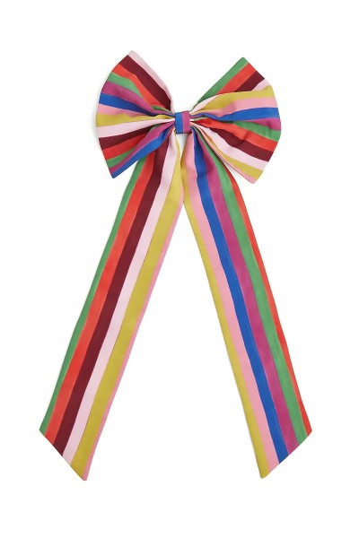 Dunelm Sophie Robinson Prism Stripe Large Bow Decoration
