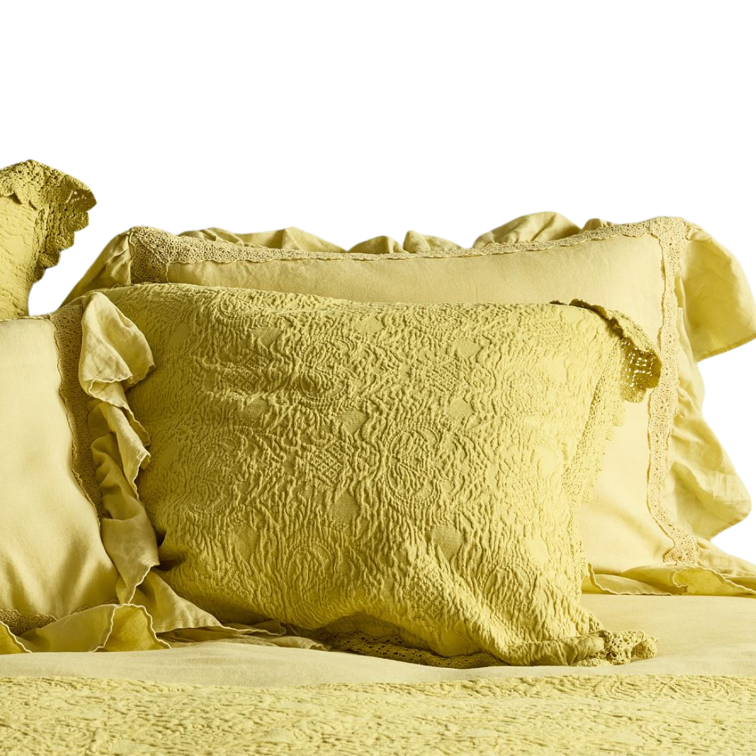Chartreuse shams