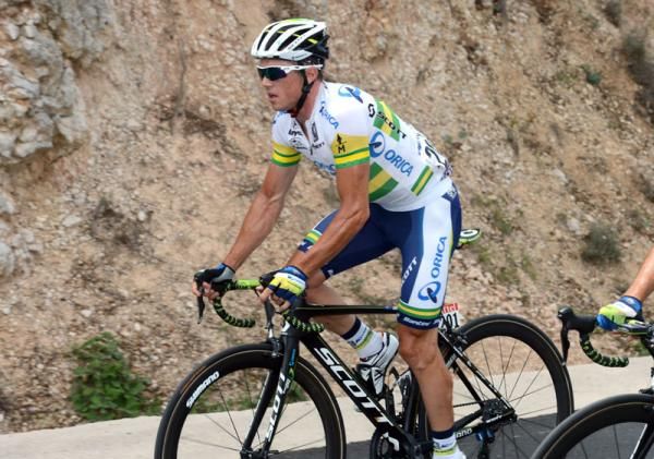 Orica-GreenEdge's Simon Gerrans finished in the first lead group but couldn't land a blow