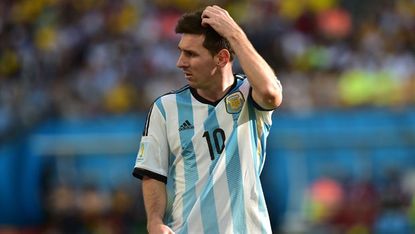 Argentina's forward and captain Lionel Messi