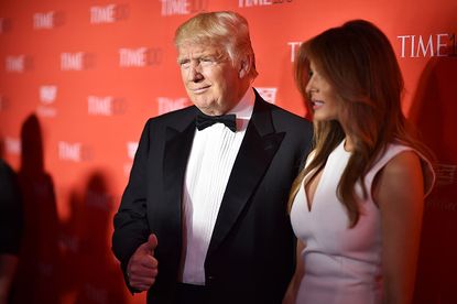 Donald Trump at the TIME 100 gala Tues.