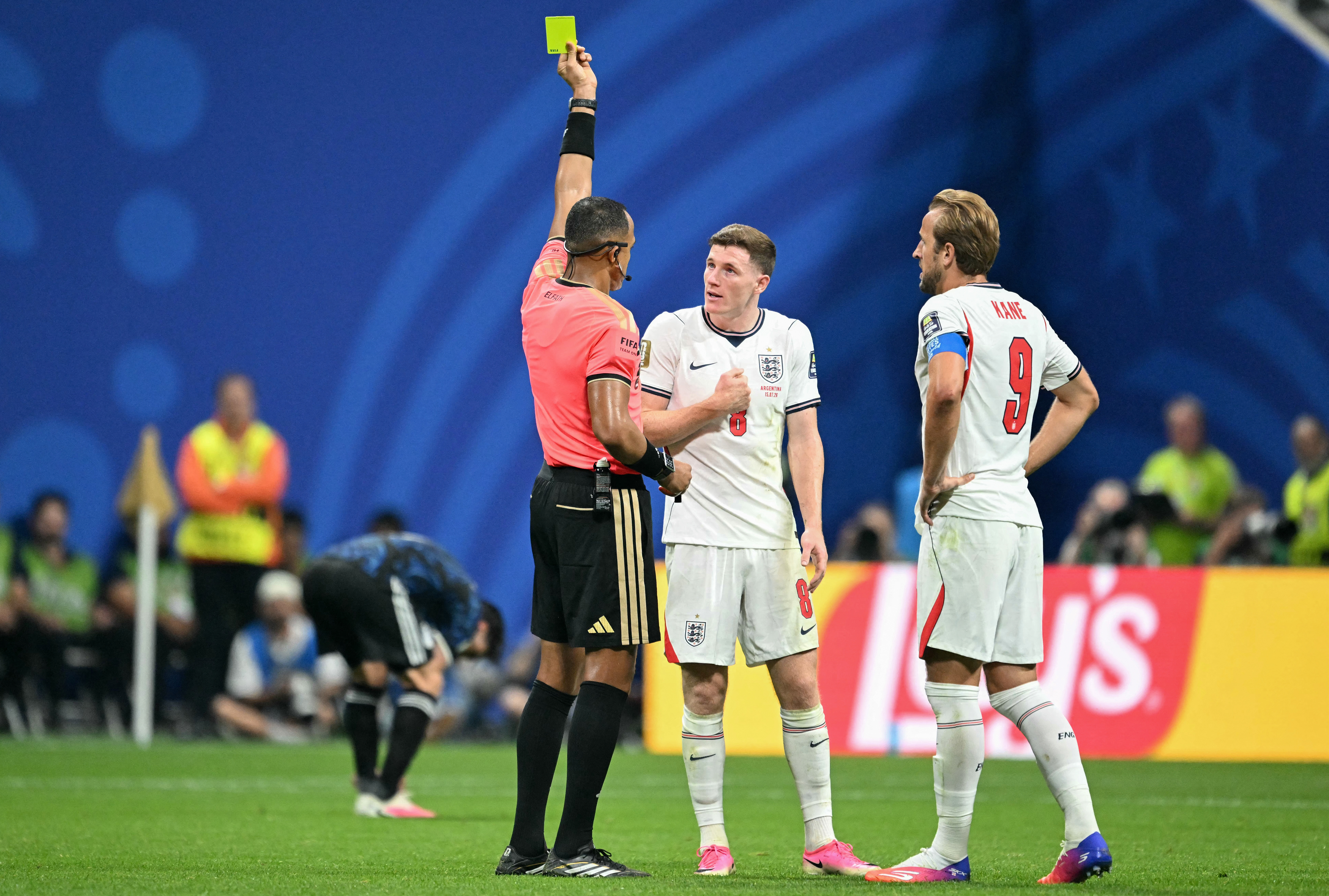 Anderson gets a yellow!
