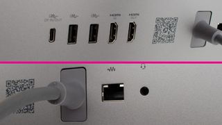 HP OmniStudio X 31.5 all-in-one PC port selection