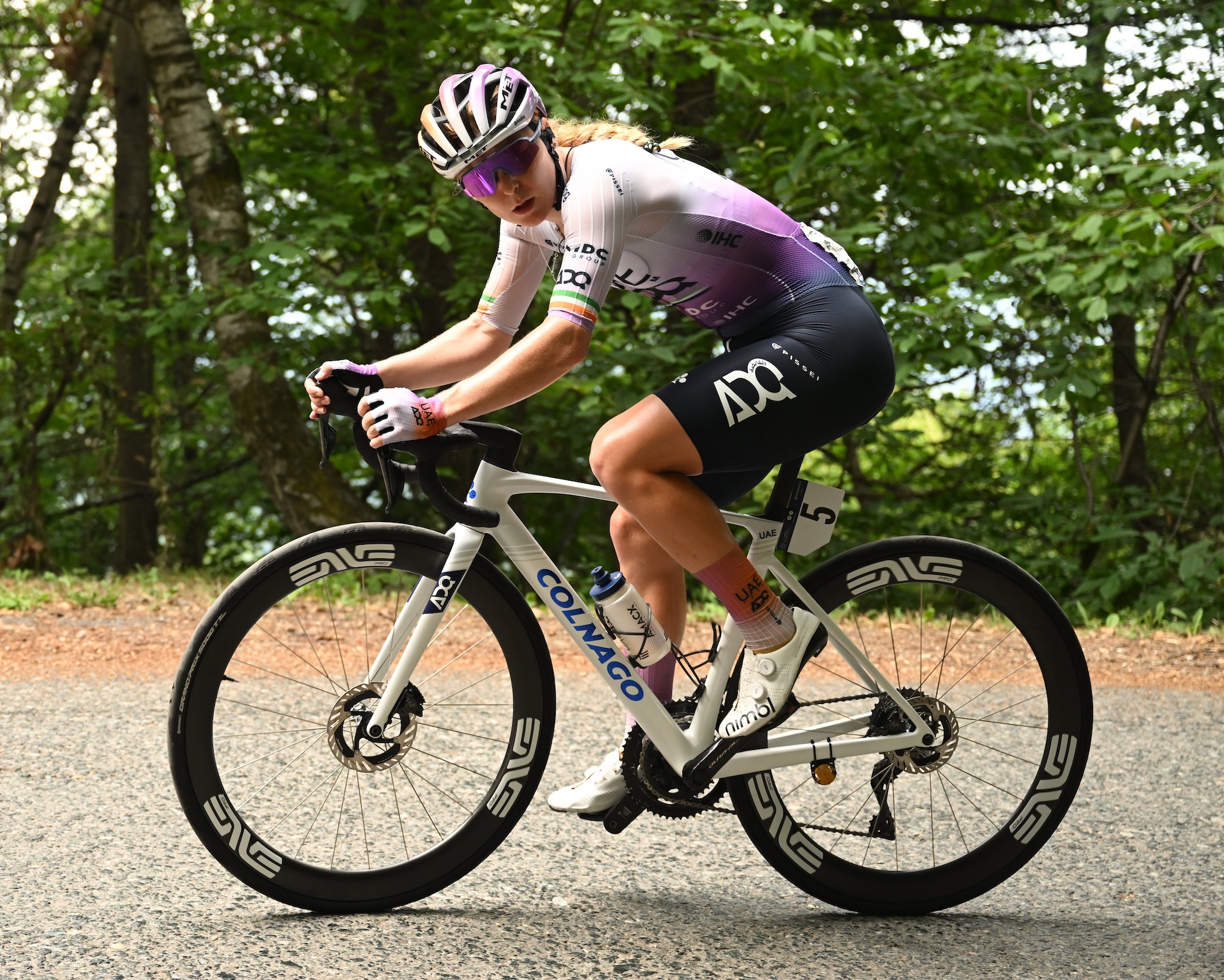 Irish National Championships: Lara Gillespie wins third national road title from breakaway in miserable conditions
