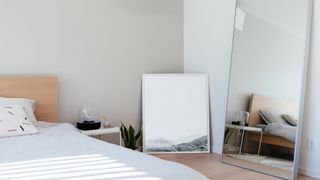 Mirror in bedroom