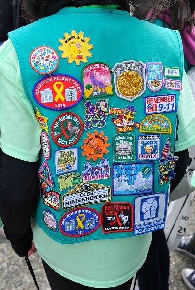 A Girl Scout&amp;#039;s vest.