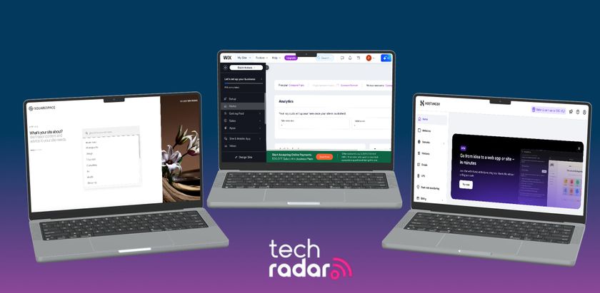best website builder including Hostinger, Squarespace and Wix in use on mac screens