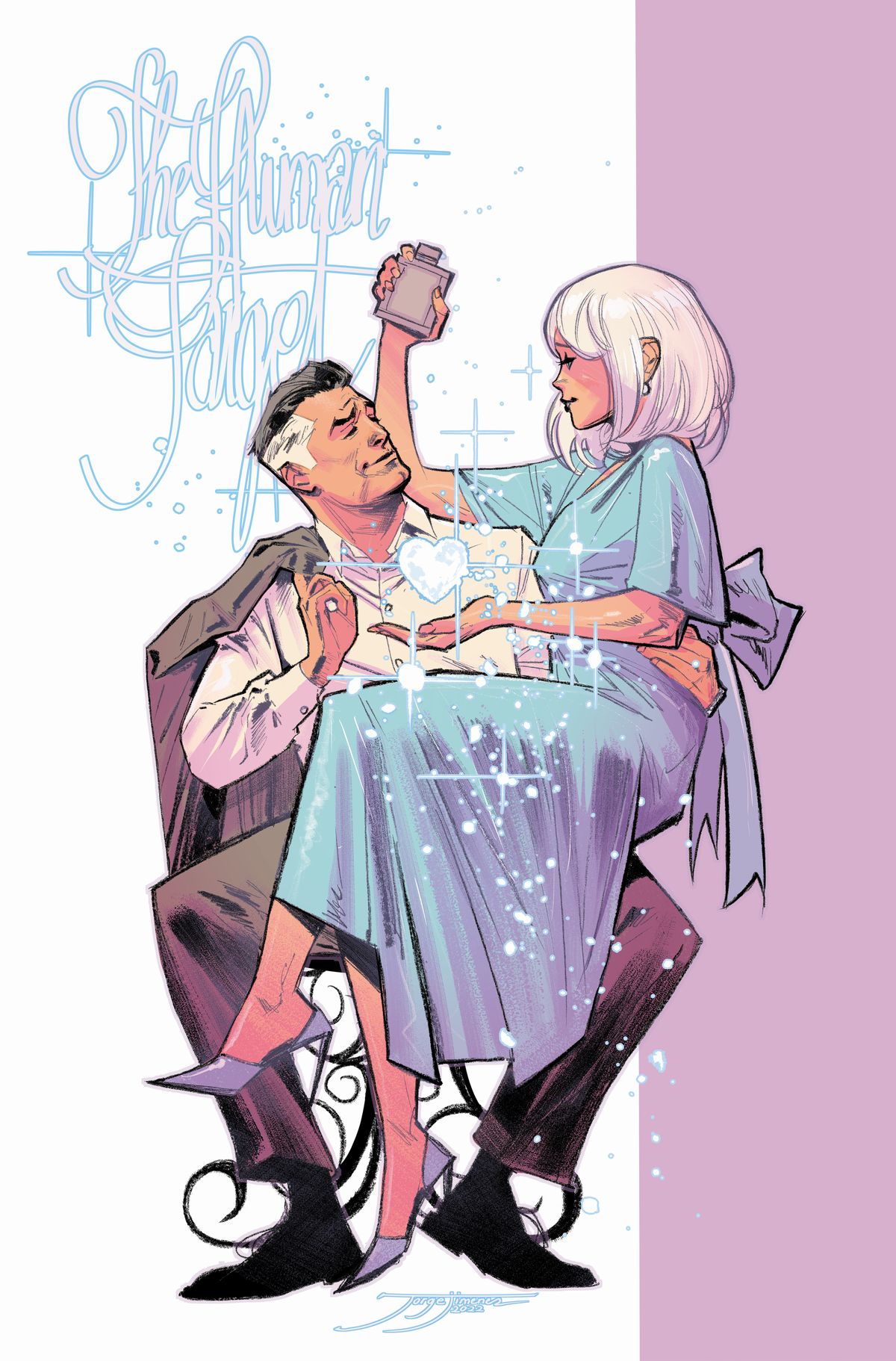 Tales of the Human Target 1 in 25 variant cover art by Jorge Jim&eacute;nez