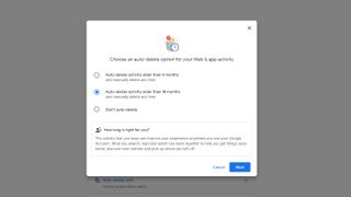 How to auto-delete data on Google