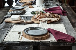 A table set for a fall feast