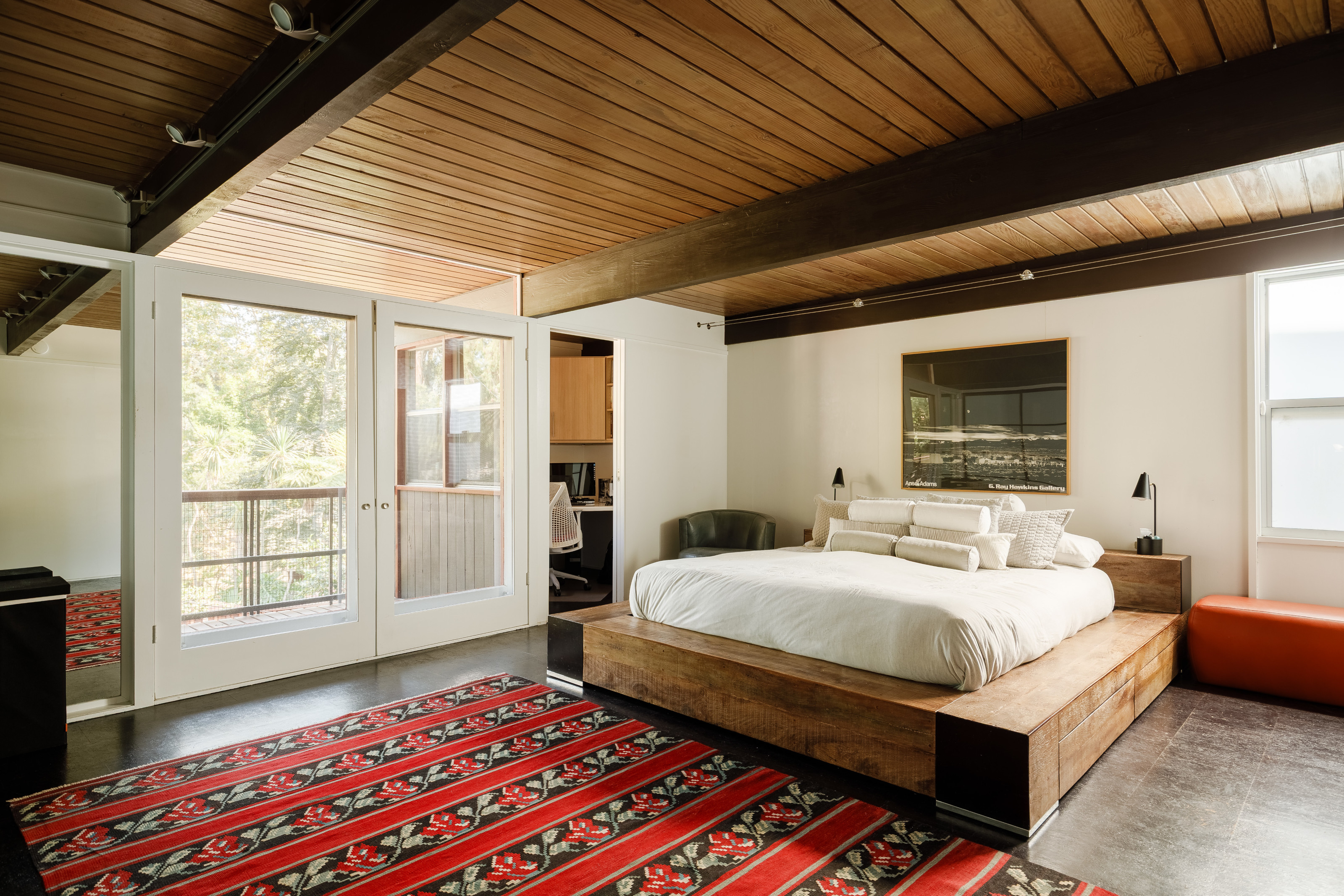 Principal bedroom, Norton House, Buff, Straub &amp;amp; Hensman, 1954
